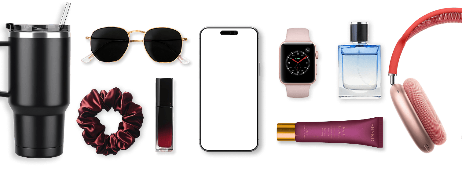 Lifestyle product collage